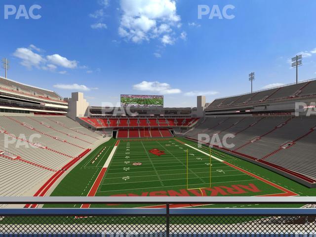 Razorback Stadium - Section Suite 31 Seat View Razorback Stadium - Section Suite 31 Seat View