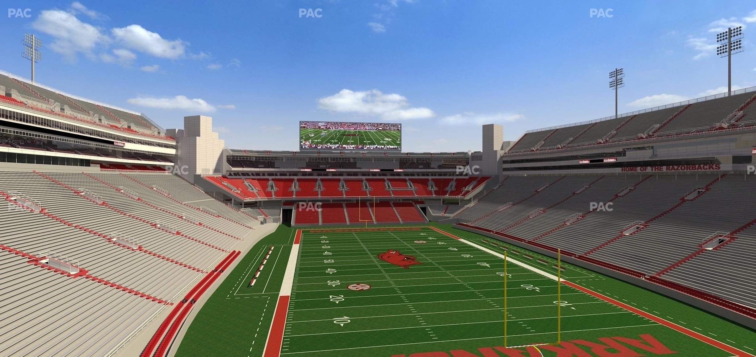 Razorback Stadium - Section Suite 32 Seat View
