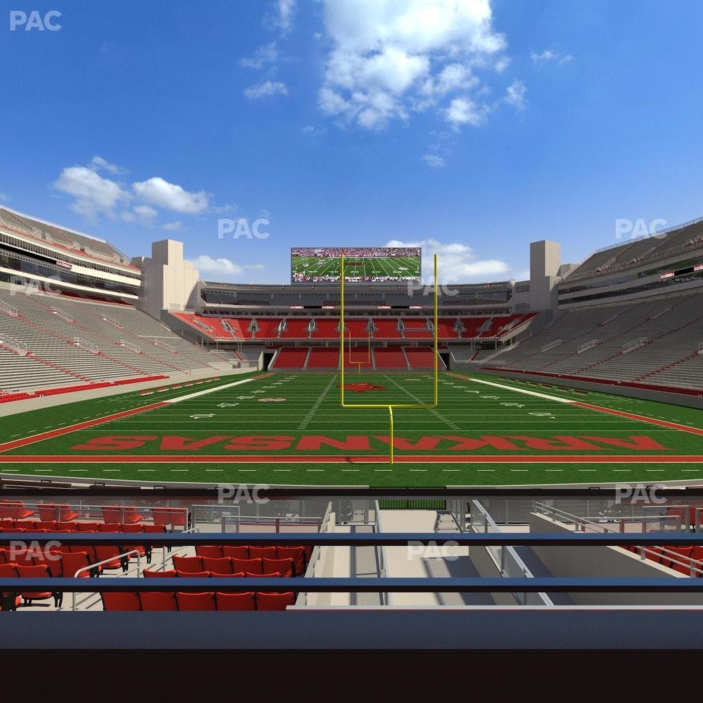 Razorback Stadium - Section Suite 4 Seat View