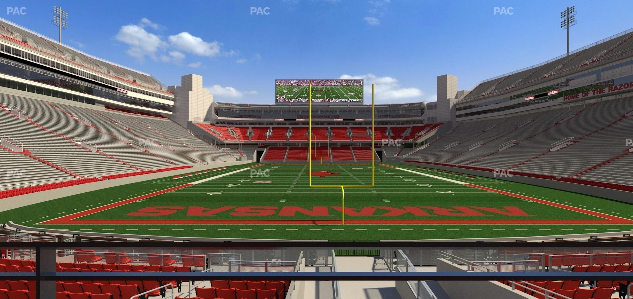Razorback Stadium - Section Suite 4 Seat View