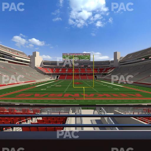 Razorback Stadium - Section Suite 4 Seat View