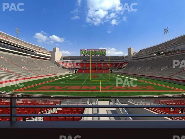Razorback Stadium - Section Suite 4 Seat View