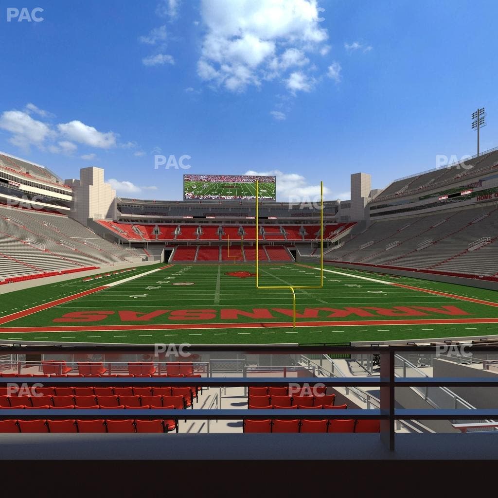 Razorback Stadium - Section Suite 5 Seat View