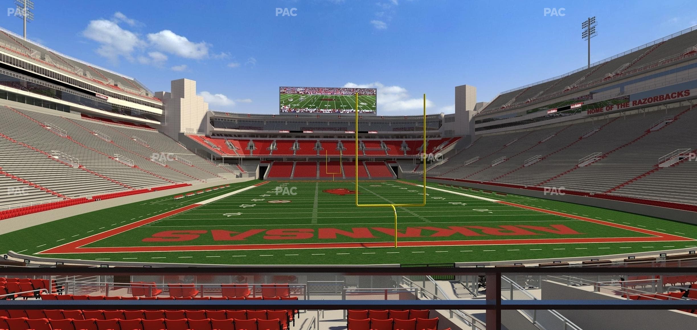 Razorback Stadium - Section Suite 5 Seat View