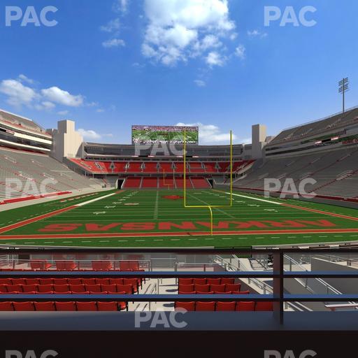 Razorback Stadium - Section Suite 5 Seat View