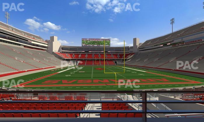 Razorback Stadium - Section Suite 5 Seat View