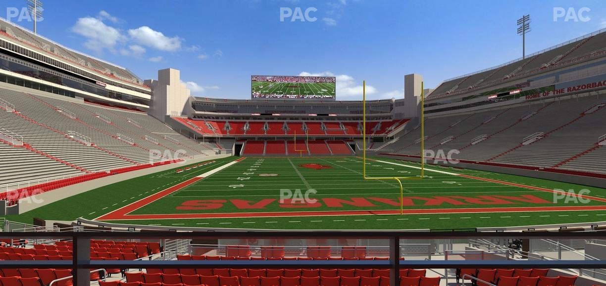 Razorback Stadium - Section Suite 6 Seat View