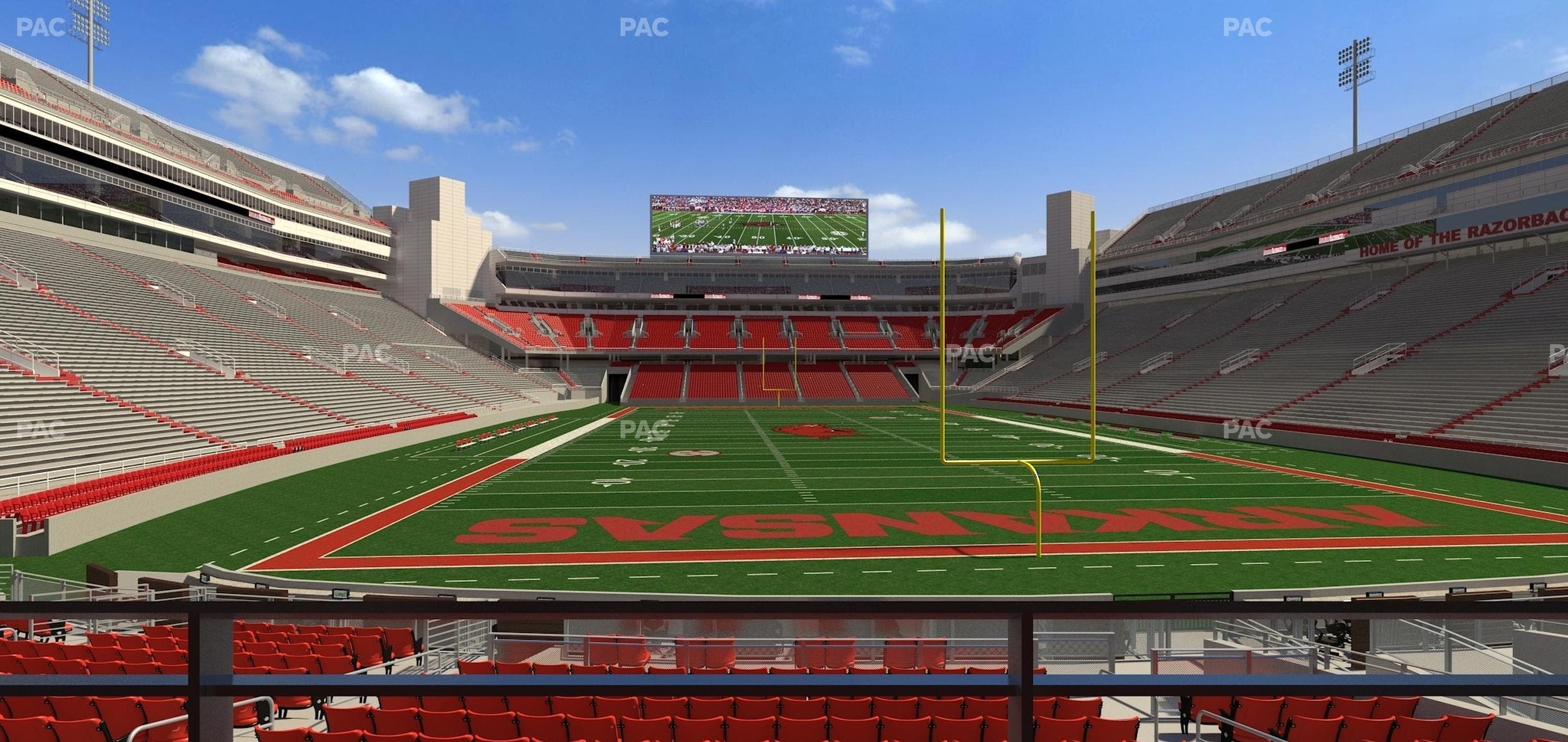 Razorback Stadium - Section Suite 6 Seat View