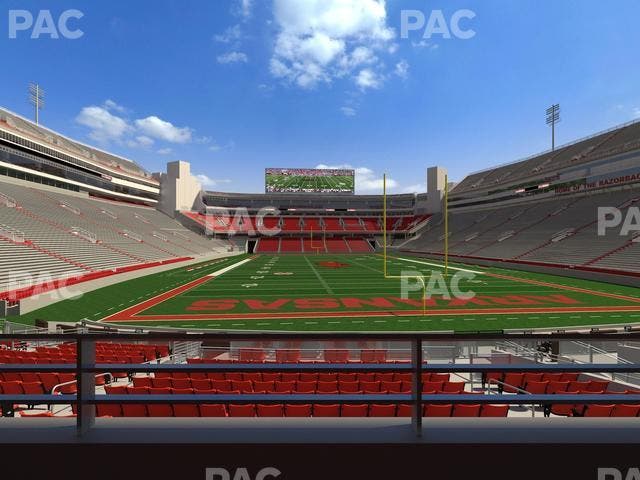 Razorback Stadium - Section Suite 6 Seat View