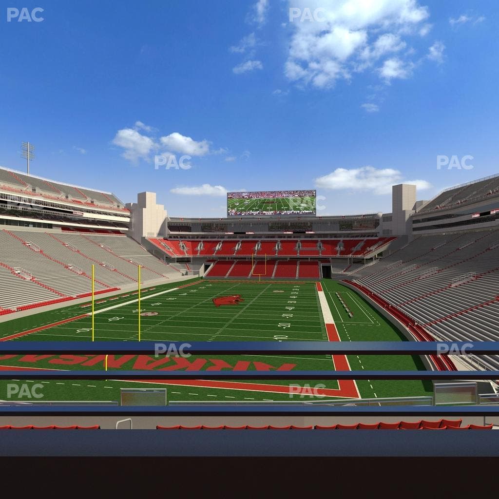 Razorback Stadium - Section Suite 7 Seat View