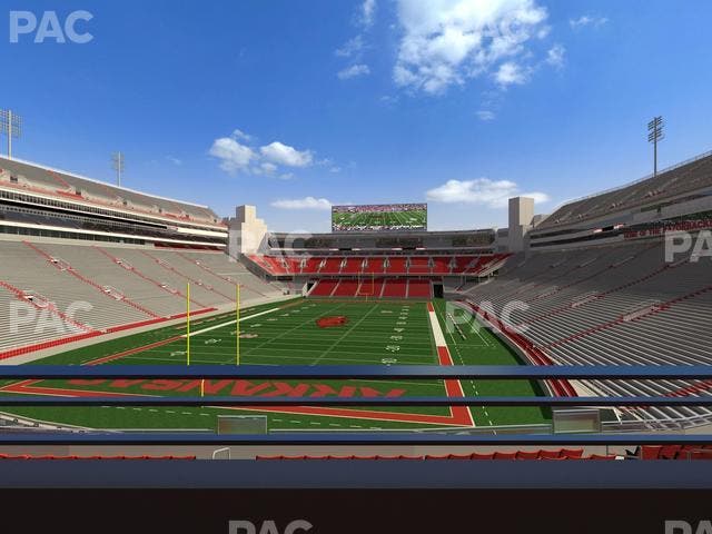 Razorback Stadium - Section Suite 7 Seat View