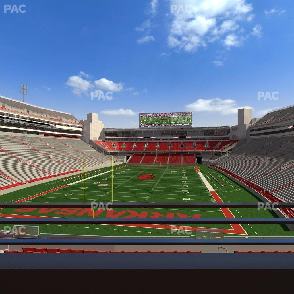 Razorback Stadium - Section Suite 8 Seat View