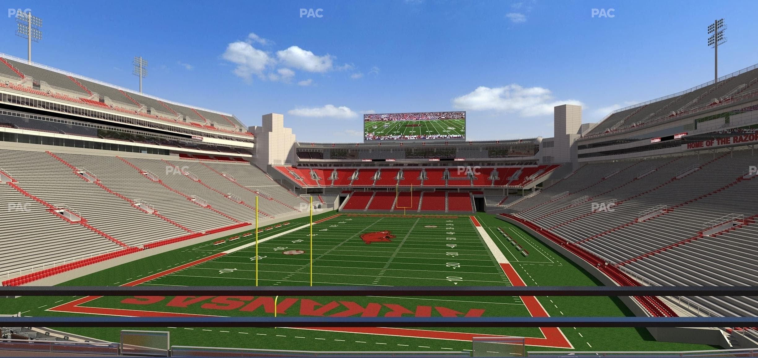 Razorback Stadium - Section Suite 8 Seat View