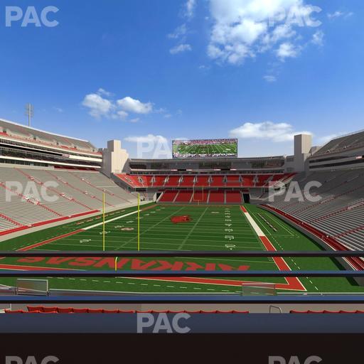Razorback Stadium - Section Suite 8 Seat View