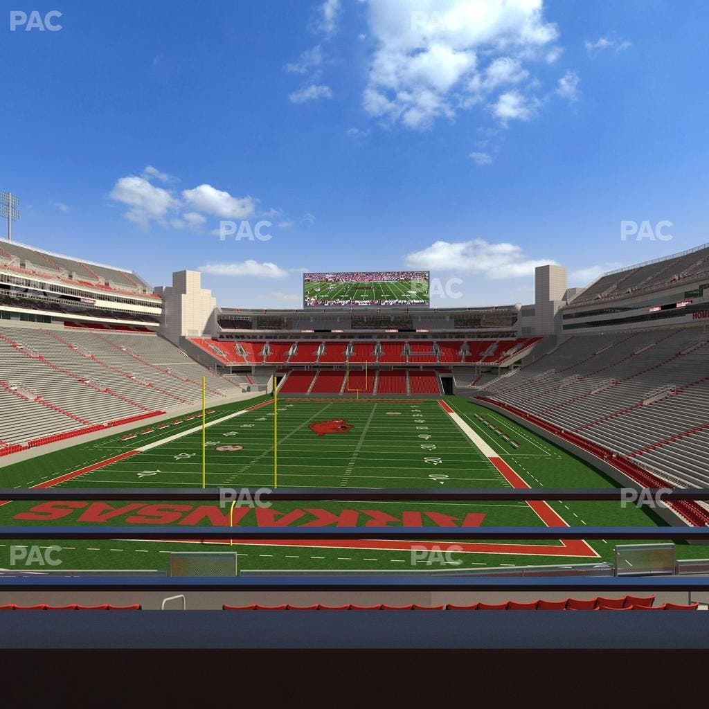 Razorback Stadium - Section Suite 9 Seat View