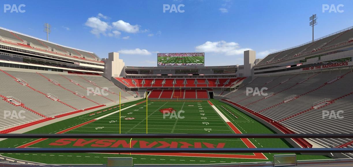Razorback Stadium - Section Suite 9 Seat View