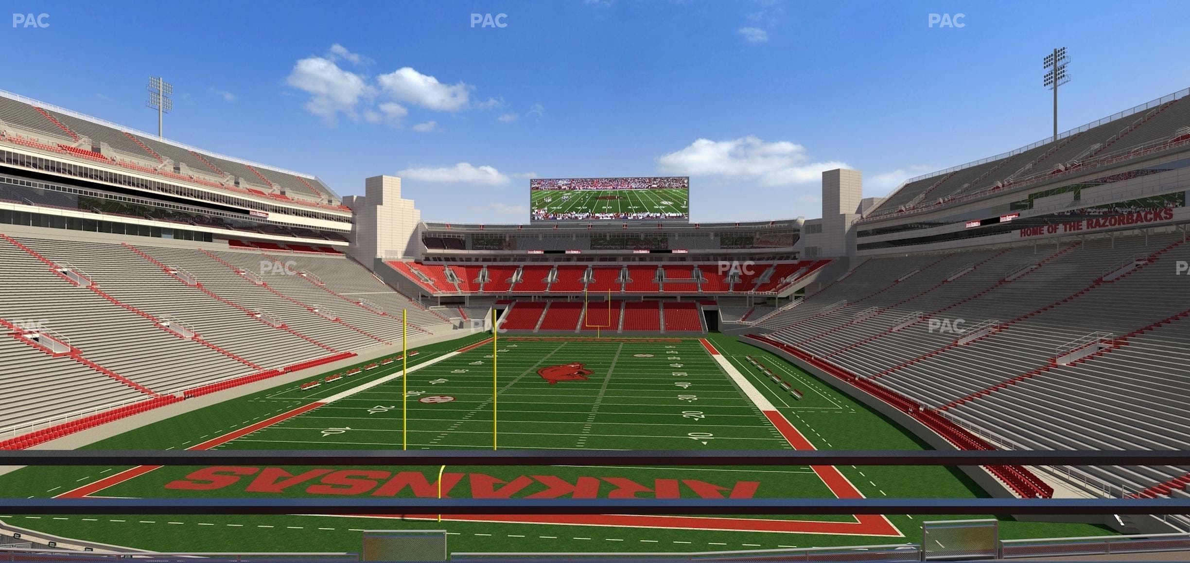 Razorback Stadium - Section Suite 9 Seat View