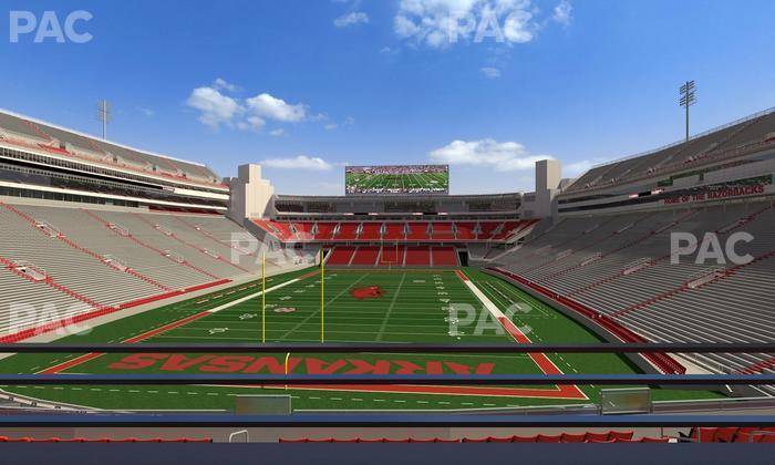 Razorback Stadium - Section Suite 9 Seat View