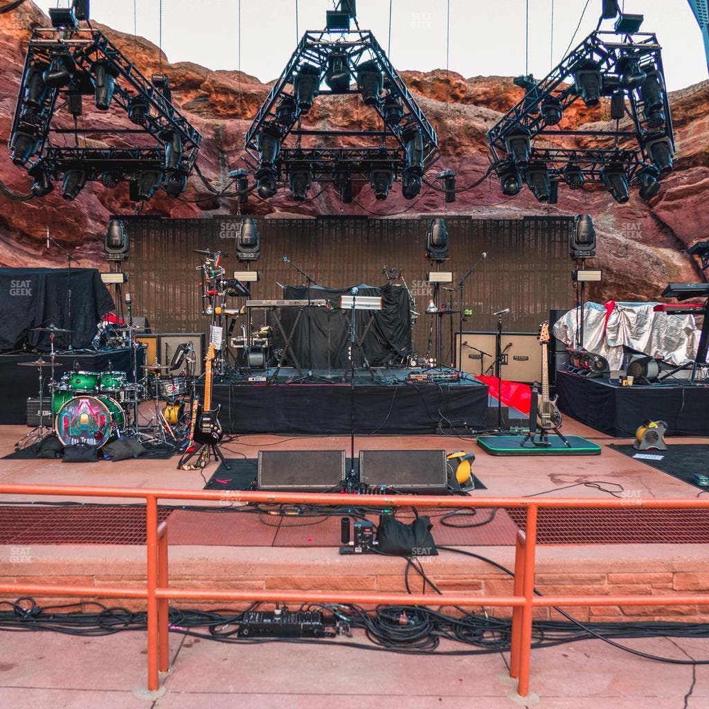 Red Rocks Amphitheatre - Section Front Ada Seat View