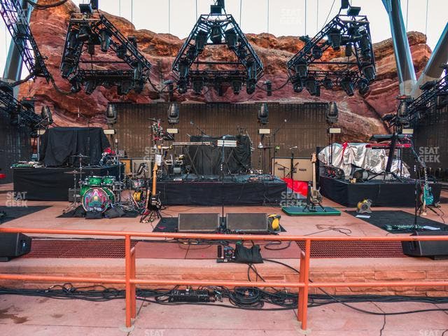 Red Rocks Amphitheatre - Section Front Ada Seat View