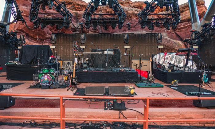 Red Rocks Amphitheatre - Section Front Ada Seat View