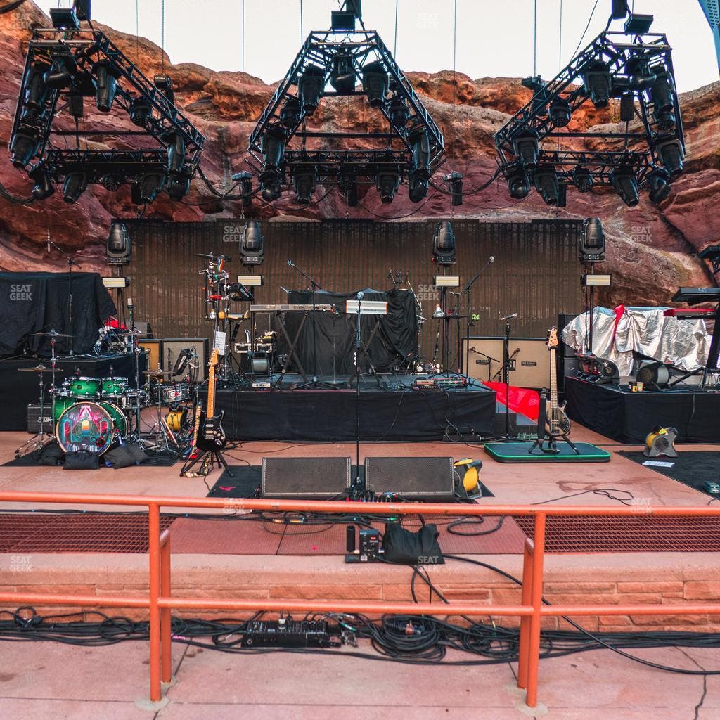 Red Rocks Amphitheatre - Section Front Ada Seat View