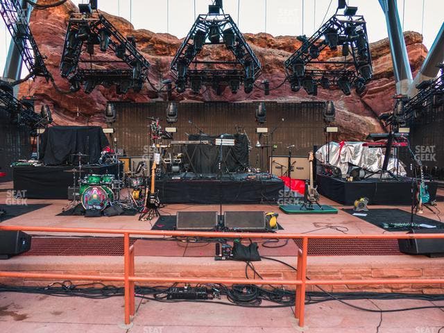Red Rocks Amphitheatre - Section Front Ada Seat View