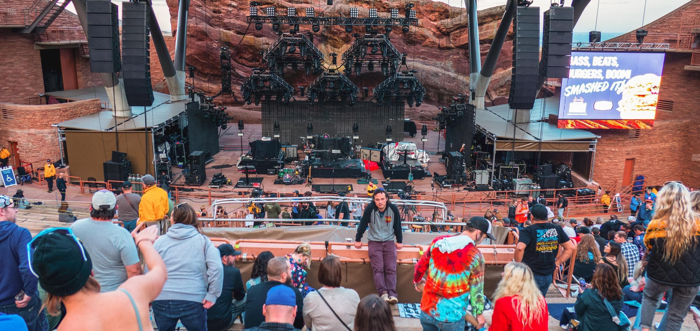 Red Rocks Amphitheatre - Section Ga Seats Seat View