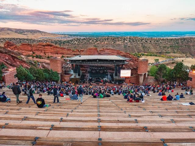Red Rocks Amphitheatre - Section Ga Seats Seat View Red Rocks Amphitheatre - Section Ga Seats Seat View