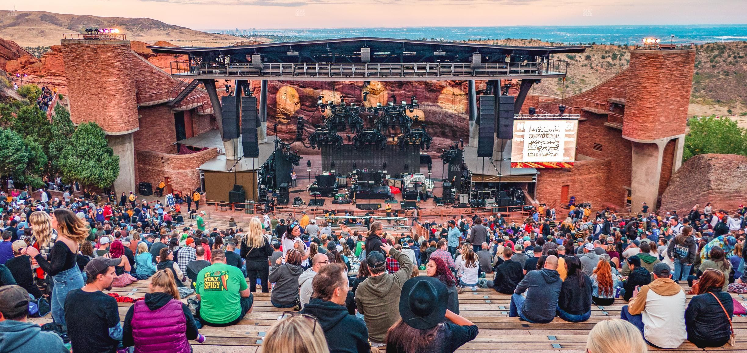 Red Rocks Amphitheatre - Section Ga Seats Seat View