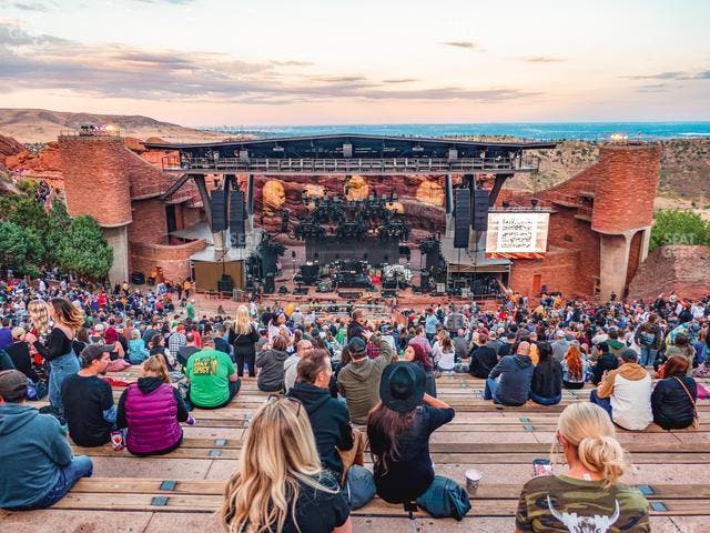 Red Rocks Amphitheatre - Section Ga Seats Seat View