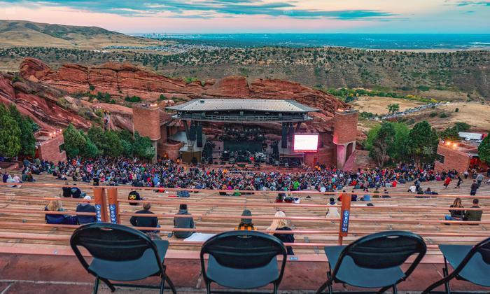 Red Rocks Amphitheatre - Section Ga Sro Seat View