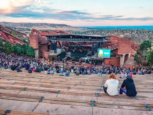 Red Rocks Amphitheatre - Section Reserved Back Center Right View Seat View Red Rocks Amphitheatre - Section Reserved Back Center Right View Seat View
