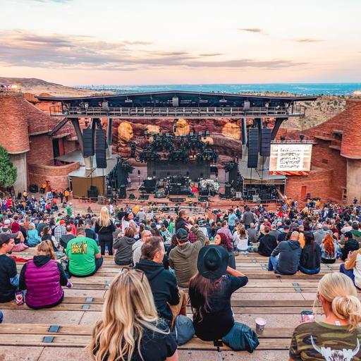 Red Rocks Amphitheatre - Section Reserved Center View Seat View