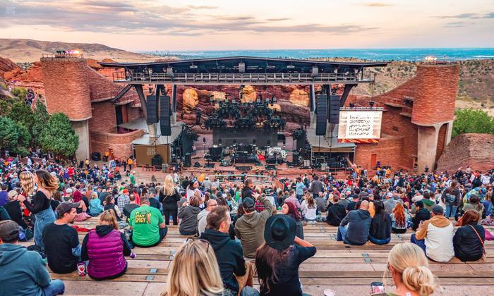 Red Rocks Amphitheatre - Section Reserved Center View Seat View