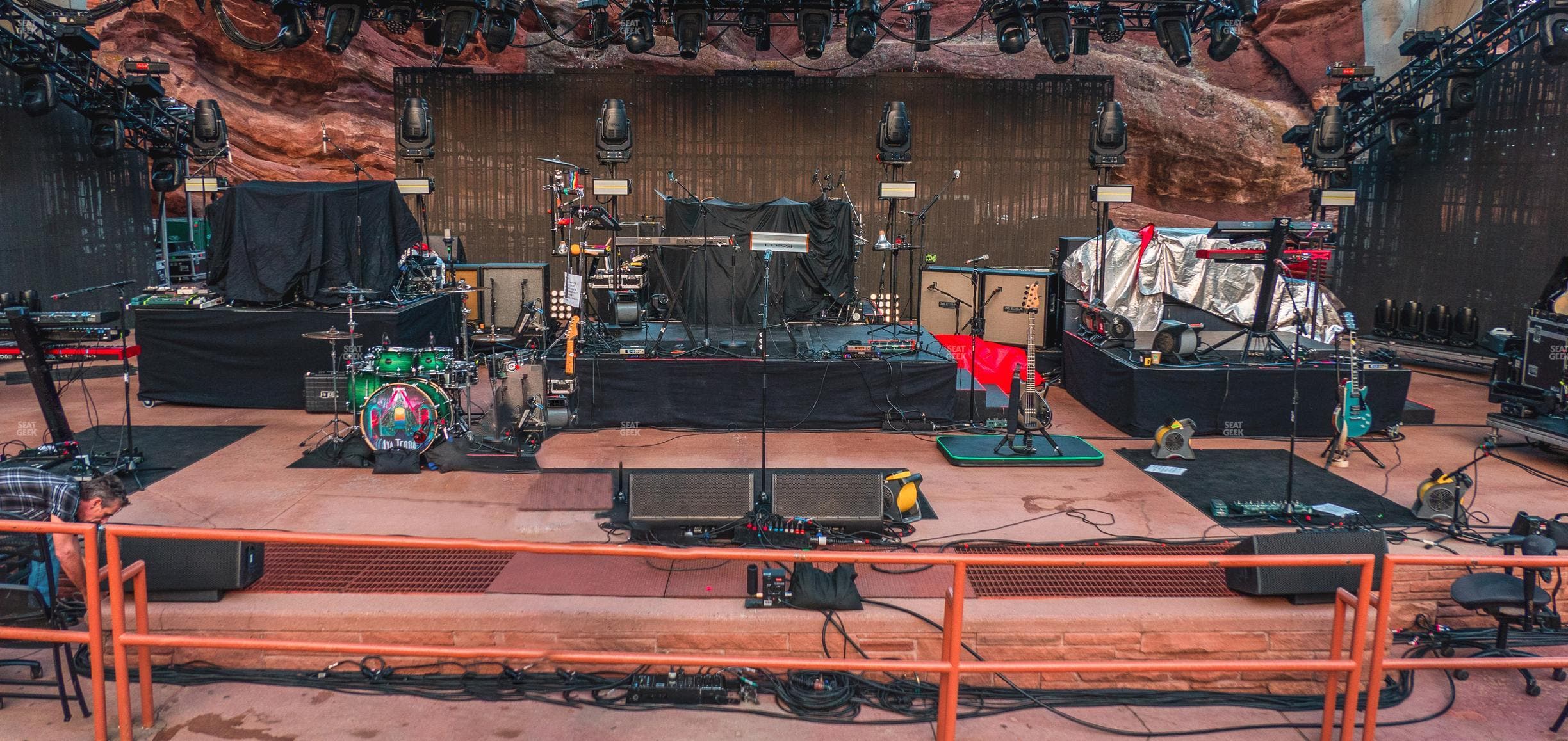 Red Rocks Amphitheatre - Section Reserved Front Center View Seat View