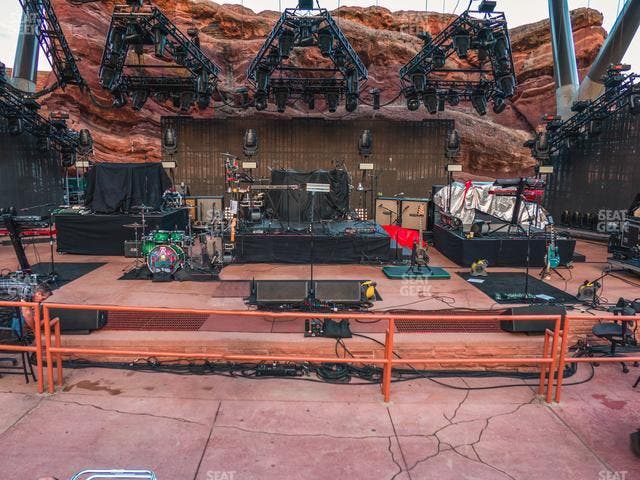Red Rocks Amphitheatre - Section Reserved Front Center View Seat View