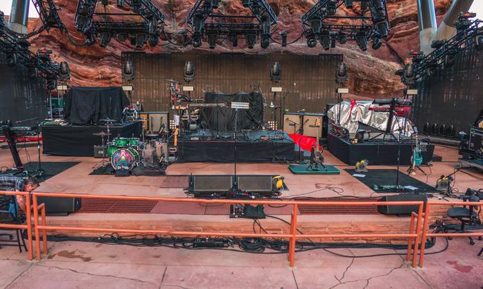 Red Rocks Amphitheatre - Section Reserved Front Center View Seat View