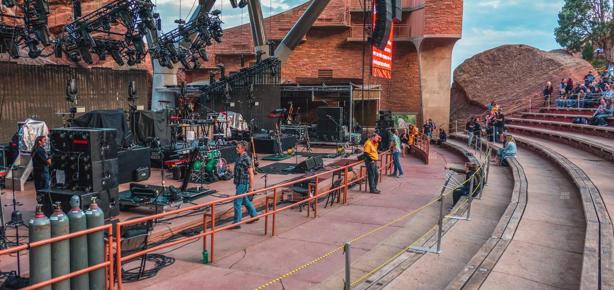 Red Rocks Amphitheatre - Section Reserved Front Left View Seat View