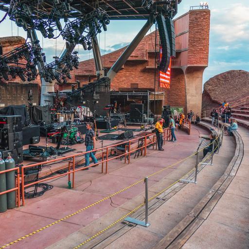 Red Rocks Amphitheatre - Section Reserved Front Left View Seat View