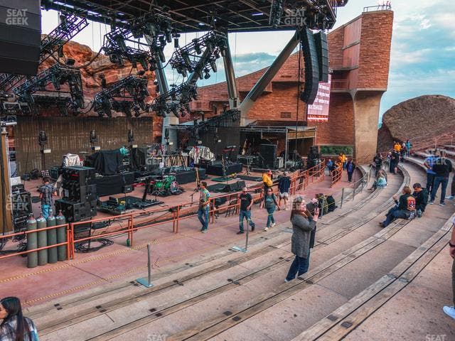 Red Rocks Amphitheatre - Section Reserved Front Left View Seat View Red Rocks Amphitheatre - Section Reserved Front Left View Seat View