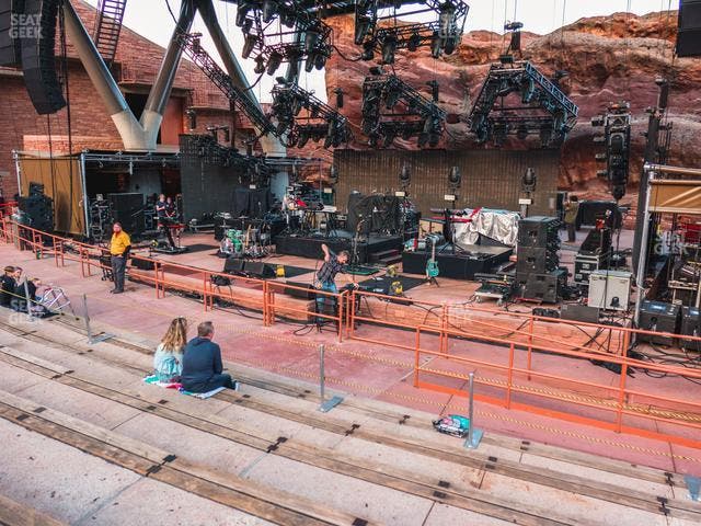 Red Rocks Amphitheatre - Section Reserved Front Right View Seat View Red Rocks Amphitheatre - Section Reserved Front Right View Seat View