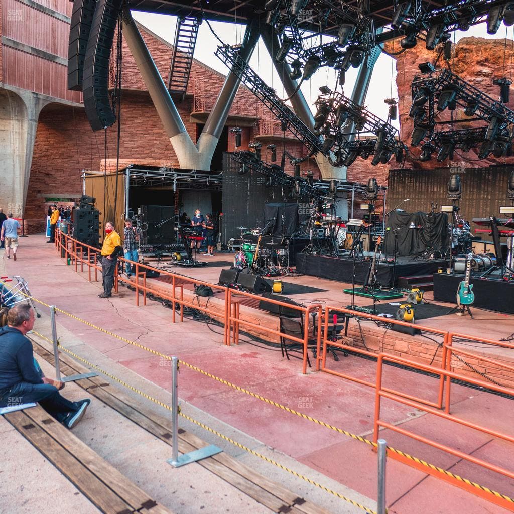 Red Rocks Amphitheatre - Section Reserved Front Right View Seat View