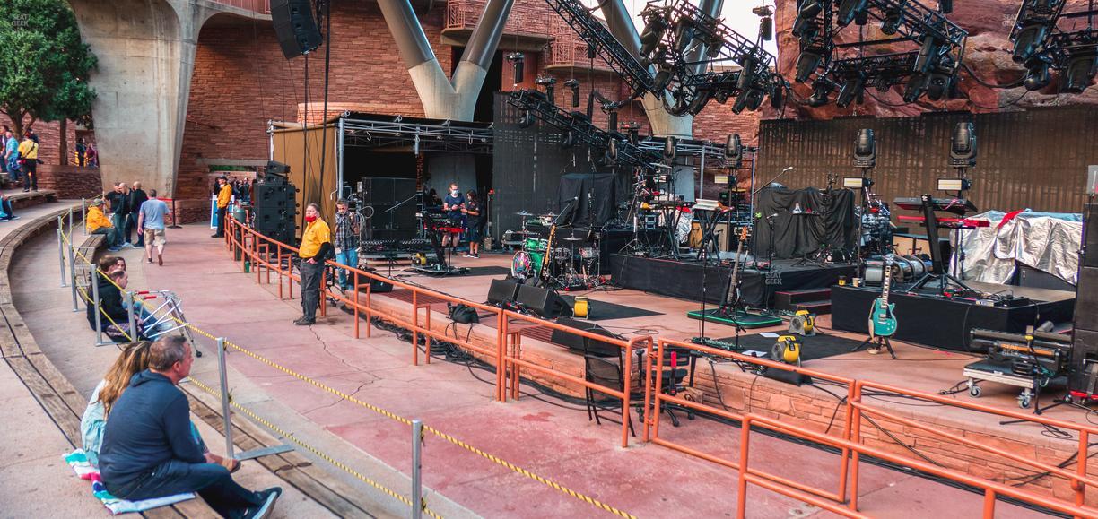 Red Rocks Amphitheatre - Section Reserved Front Right View Seat View