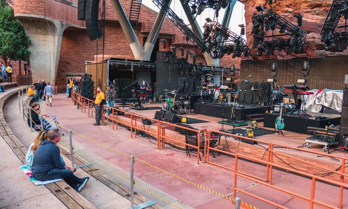 Red Rocks Amphitheatre - Section Reserved Front Right View Seat View