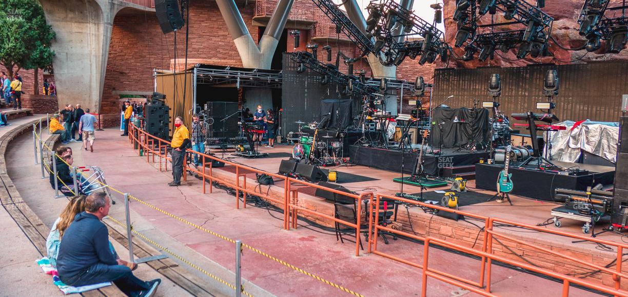 Red Rocks Amphitheatre - Section Reserved Front Right View Seat View