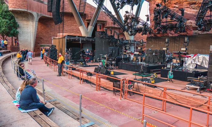 Red Rocks Amphitheatre - Section Reserved Front Right View Seat View