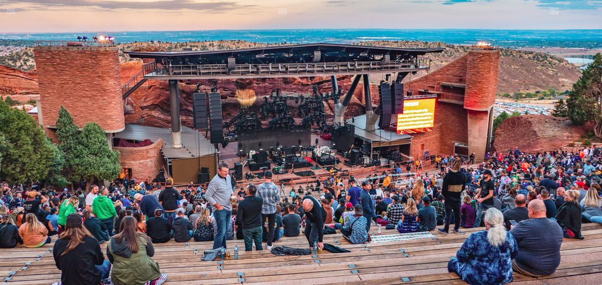 Red Rocks Amphitheatre - Section Reserved Left View Seat View