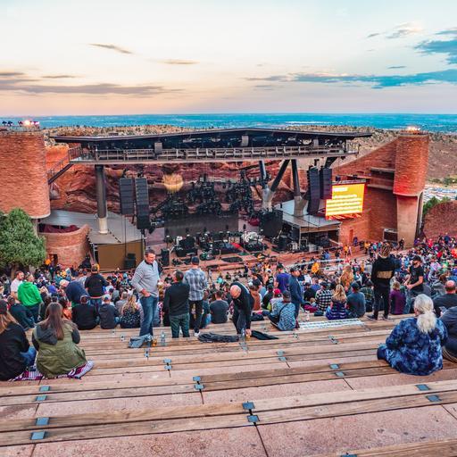 Red Rocks Amphitheatre - Section Reserved Left View Seat View