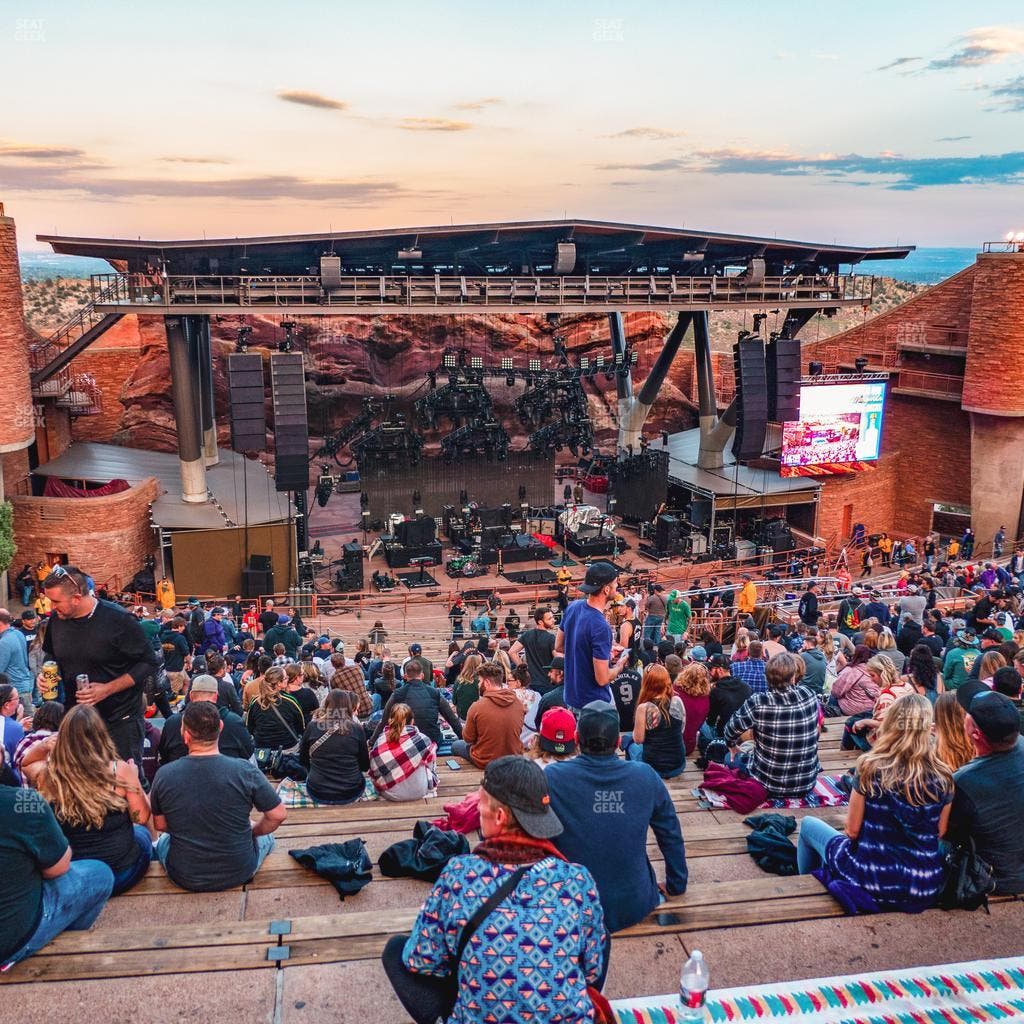 Red Rocks Amphitheatre - Section Reserved Middle Center Left View Seat View